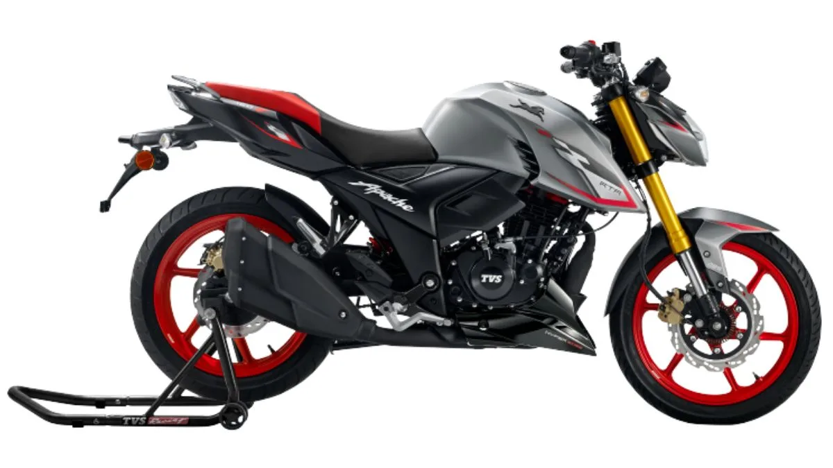 TVS Apache RTR 160 4V: Aggressive Looks, 55 kmpl Mileage & Starting Price of ₹1.24 Lakh